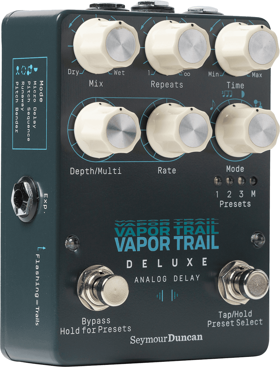 Seymour Duncan Vapour Trail Deluxe Delay - Reverb/delay/echo effect pedaal - Variation 1