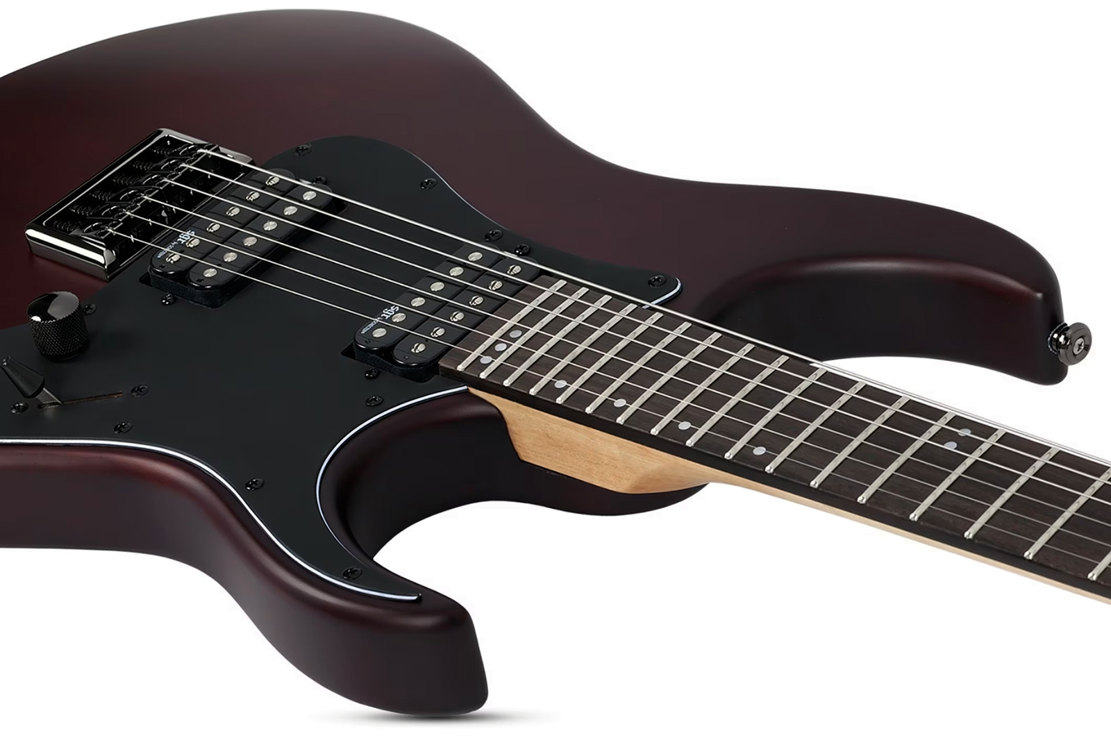 Sgr By Schecter Banshee 6 2h Ht Rw - Walnut Satin - Elektrische gitaar in Strat vorm - Variation 2
