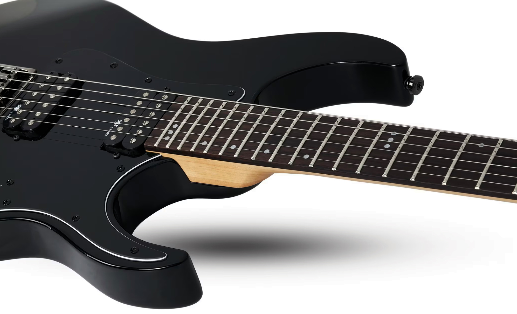 Sgr By Schecter Banshee 6 Sgr 2h Ht Rw - Satin Black - Elektrische gitaar in Strat vorm - Variation 2