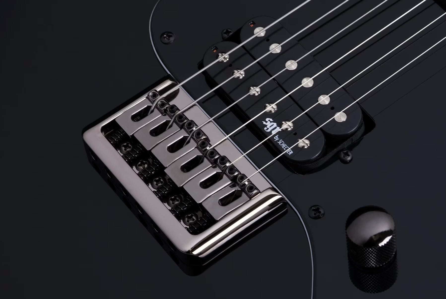 Sgr By Schecter Banshee 6 Sgr 2h Ht Rw - Satin Black - Elektrische gitaar in Strat vorm - Variation 3