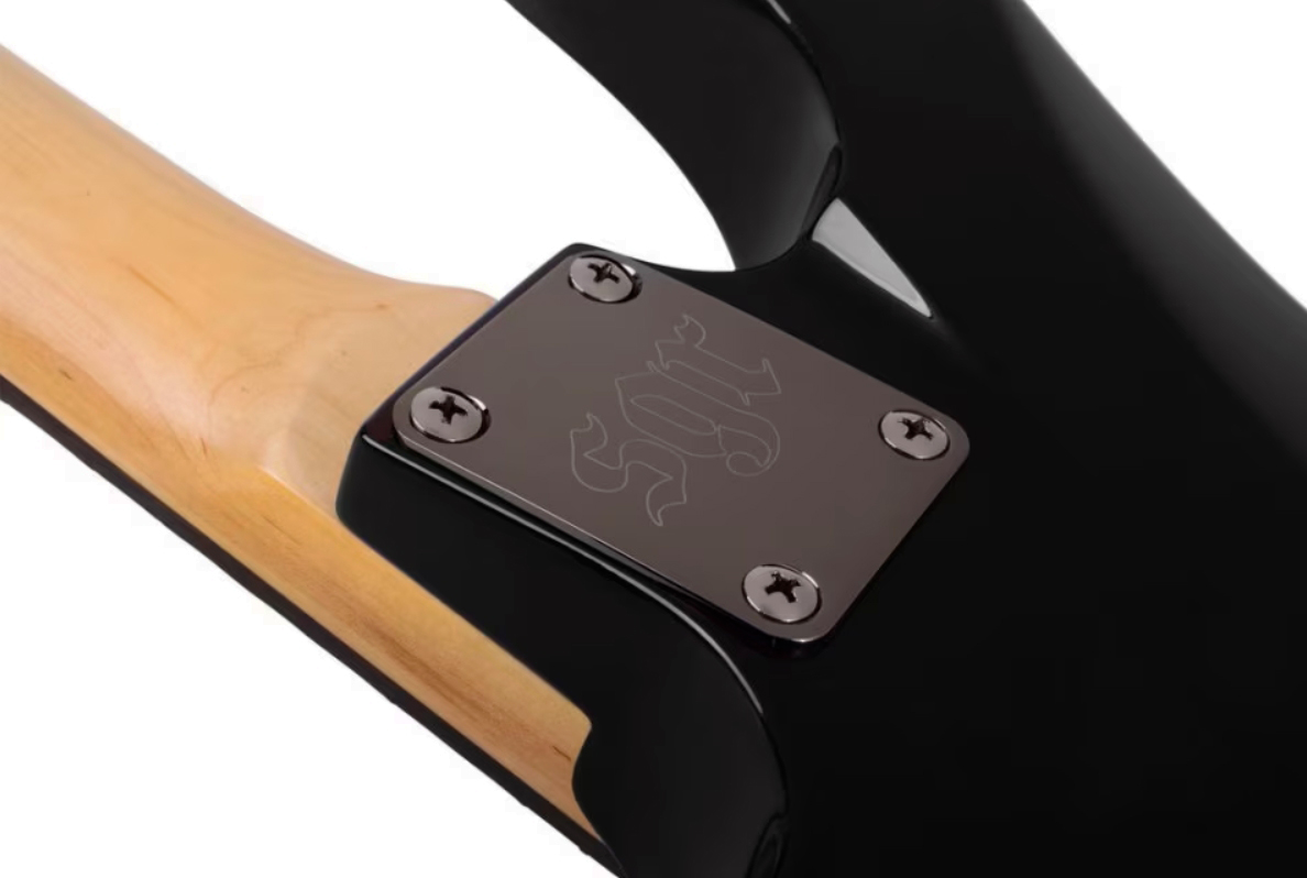 Sgr By Schecter C1 Lh Gaucher 2h Ht Rw - Gloss Black - Metal elektrische gitaar - Variation 2