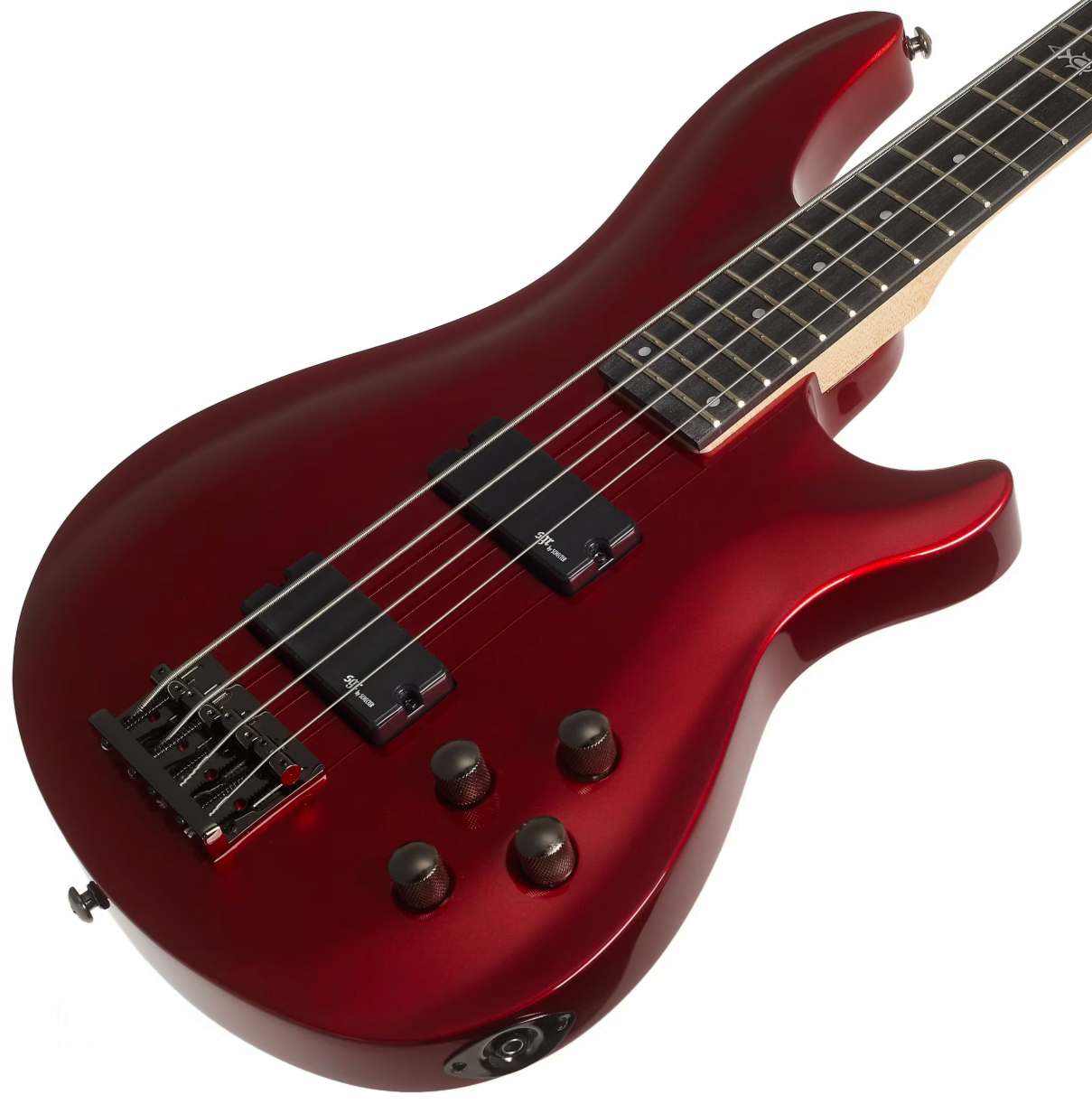 Sgr By Schecter C4 - Metallic Red - Solid body elektrische bas - Variation 2