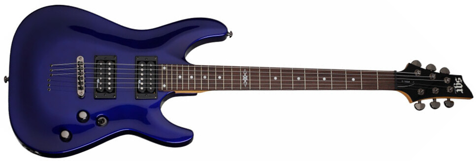 Sgr By Schecter C-1 2h Ht Rw - Electric Blue - Elektrische gitaar in Str-vorm - Main picture