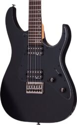 Elektrische gitaar in strat vorm Sgr by schecter Banshee-6 - satin black