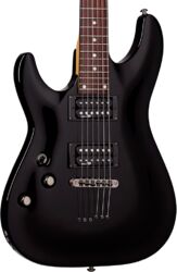 Metal elektrische gitaar Sgr by schecter C-1 LH - gloss black