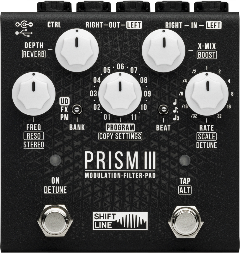 Shift Line Prism Iii Modulation Filter Pad - Modulation/chorus/flanger/phaser en tremolo effect pedaal - Main picture