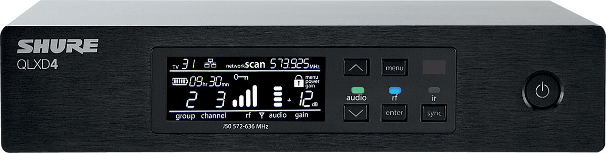 Shure Qlxd4 H51 - Draadloze ontvanger - Main picture