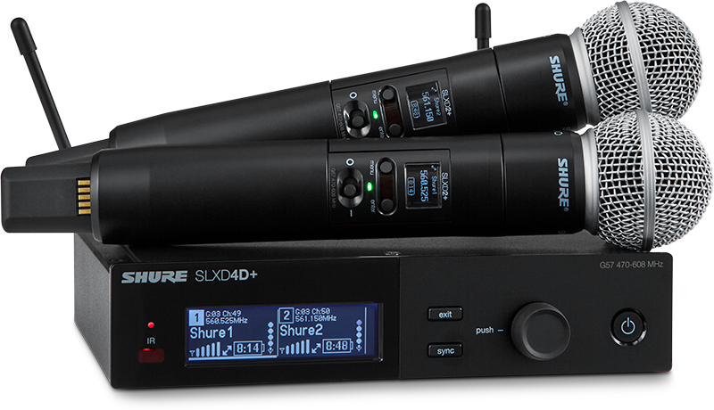 Shure Slxd24d+e-58-g65 - Draadloze handmicrofoon - Main picture