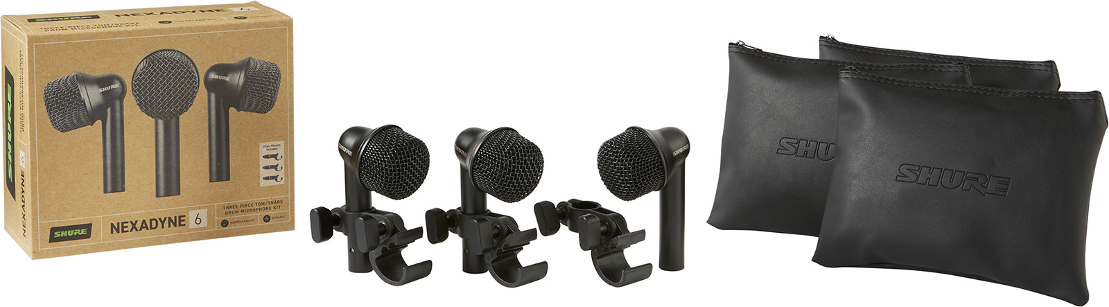 Shure Pack De 3 Micros Tom Nexadyne 6 -  - Variation 5