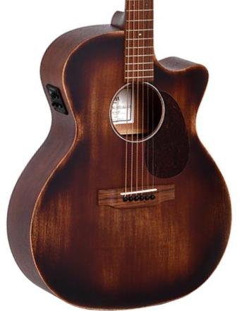 Folk gitaar Sigma GMC-15E-AGED - Natural Distressed Satin