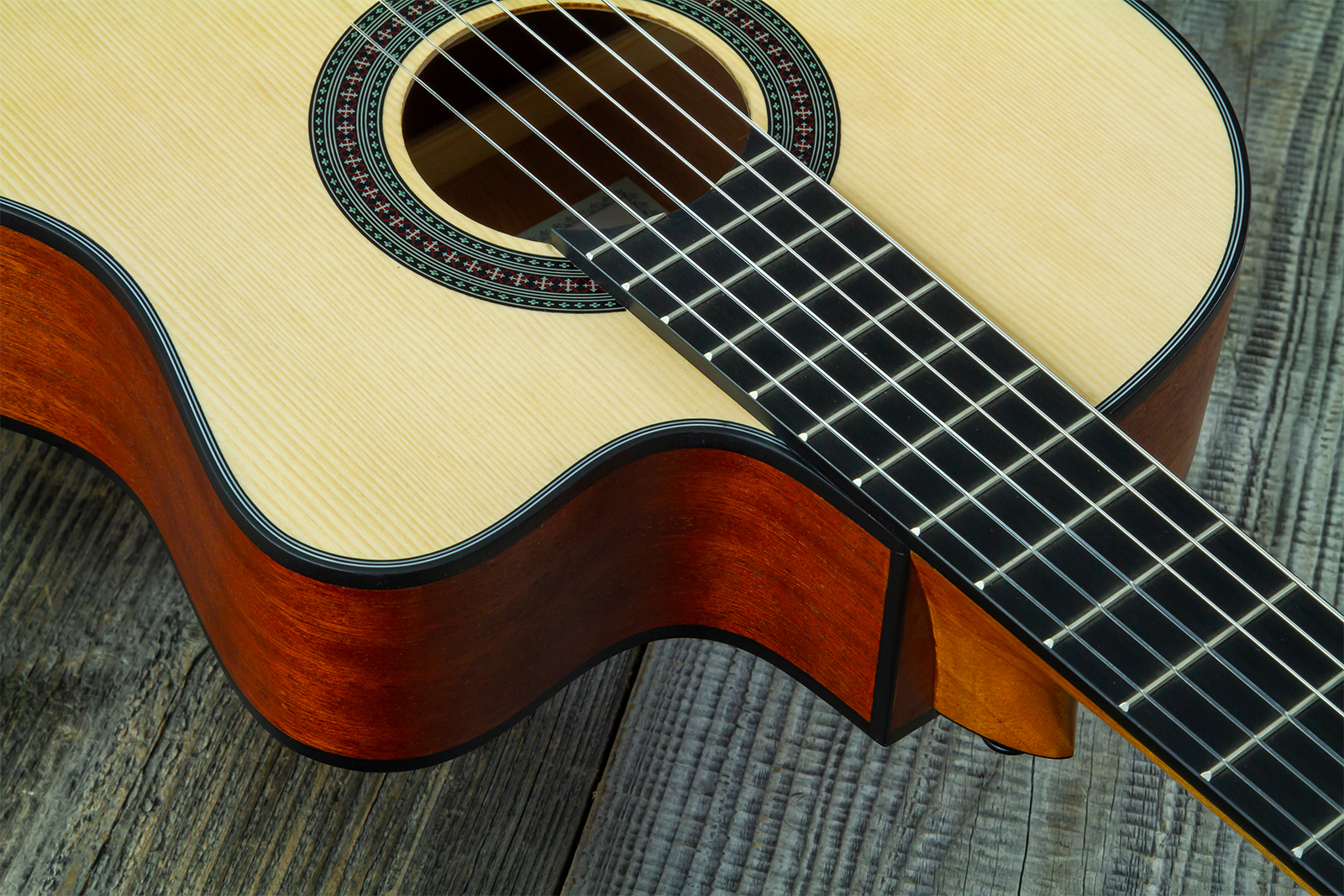 Silvanez Clcr44 4/4 Thinline Cw Epicea Acajou Rw - Natural - Klassieke gitaar 4/4 - Variation 4
