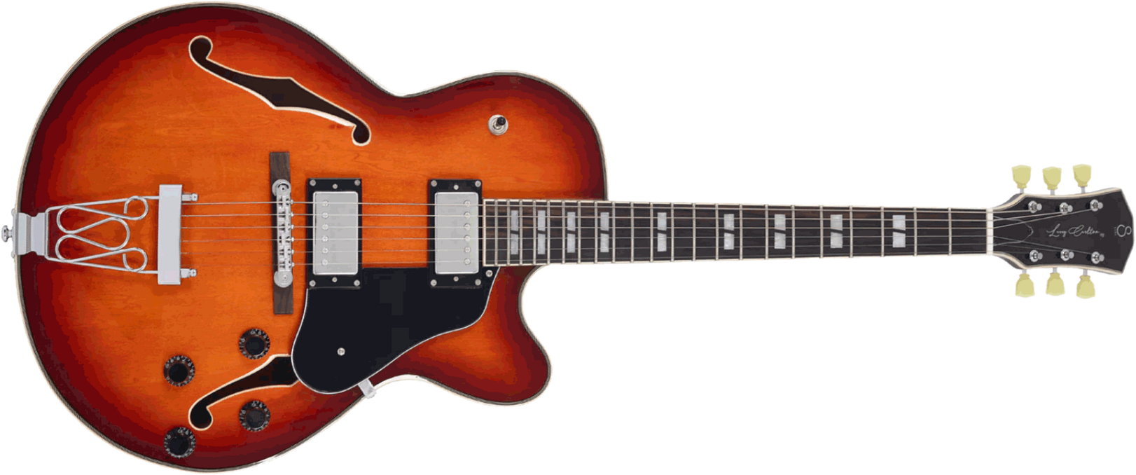 Sire Larry Carlton H7f 2h Ht Eb - Tobacco Burst - Hollow bodytock elektrische gitaar - Main picture