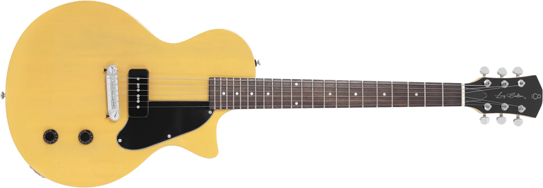 Sire Larry Carlton L3 P90 Signature 1s Ht Rw - Tv Yellow - Enkel gesneden elektrische gitaar - Main picture