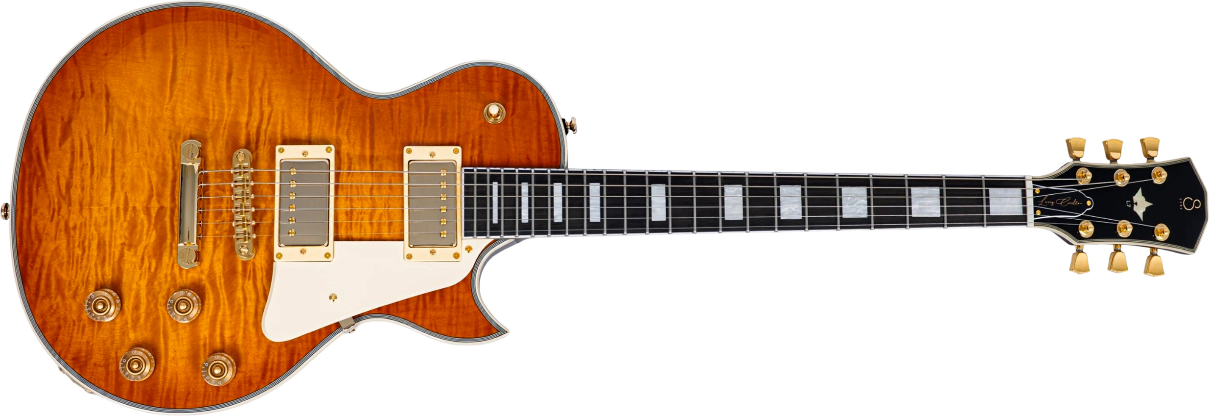 Sire Larry Carlton L7dx 2h Ht Eb - Amber Burst - Single cut gitaar - Main picture