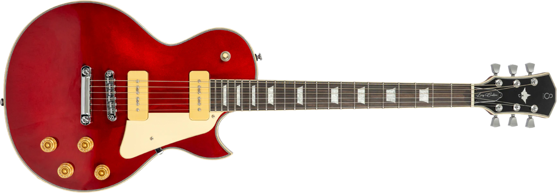 Sire Larry Carlton L7v New Gen 2s P90 Ht Eb - Candy Apple Red - Single cut gitaar - Main picture