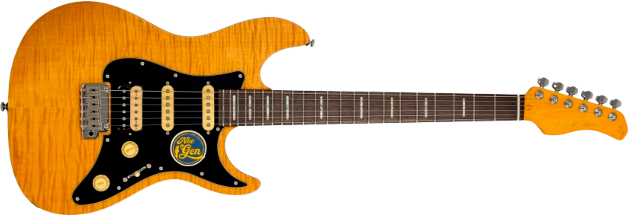 Sire Larry Carlton S7 Fm New Gen Hss Trem Rw - Natural Satin - Elektrische gitaar in Strat vorm - Main picture