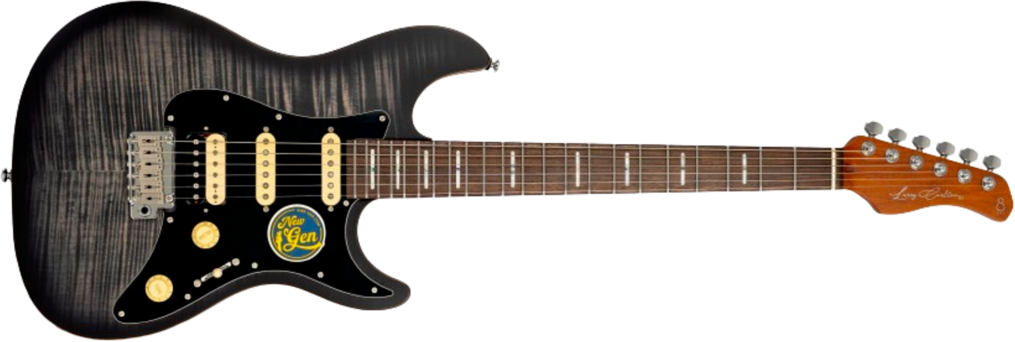 Sire Larry Carlton S7 Fm New Gen Hss Trem Rw - Transparent Black Satin - Elektrische gitaar in Strat vorm - Main picture