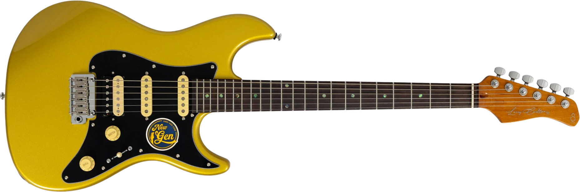 Sire Larry Carlton S7 Hss New Gen Trem Rw - Metallic Gold - Elektrische gitaar in Strat vorm - Main picture