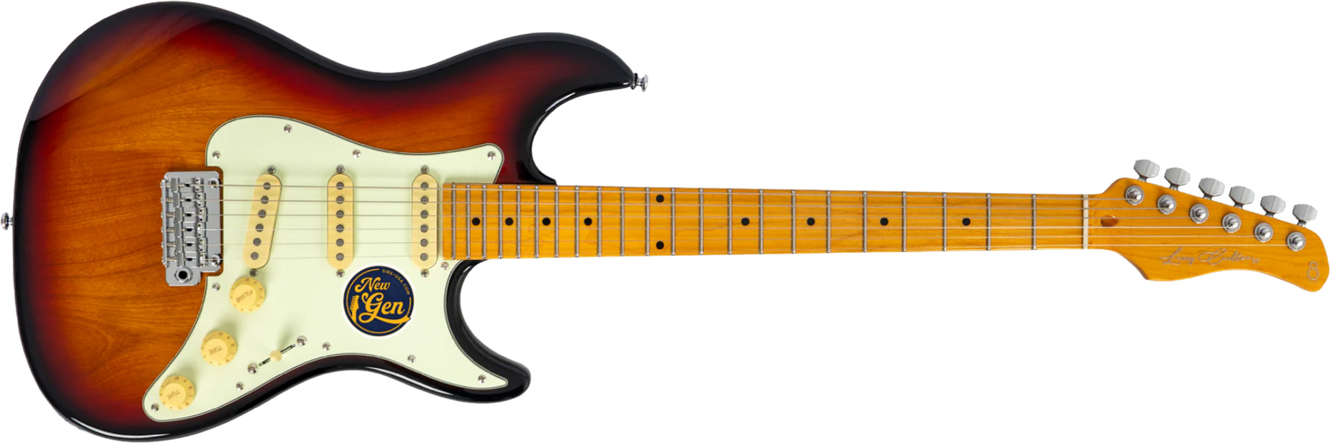 Sire Larry Carlton S7 New Gen 3s Trem Mn - 3 Tone Sunburst - Elektrische gitaar in Strat vorm - Main picture