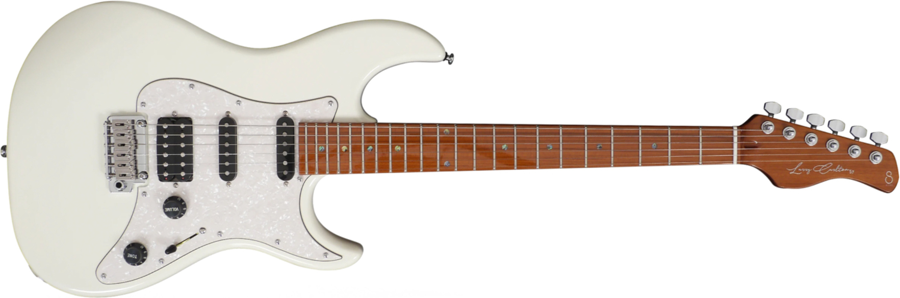 Sire Larry Carlton S7 Signature Hss Trem Mn - Antique White - Elektrische gitaar in Str-vorm - Main picture