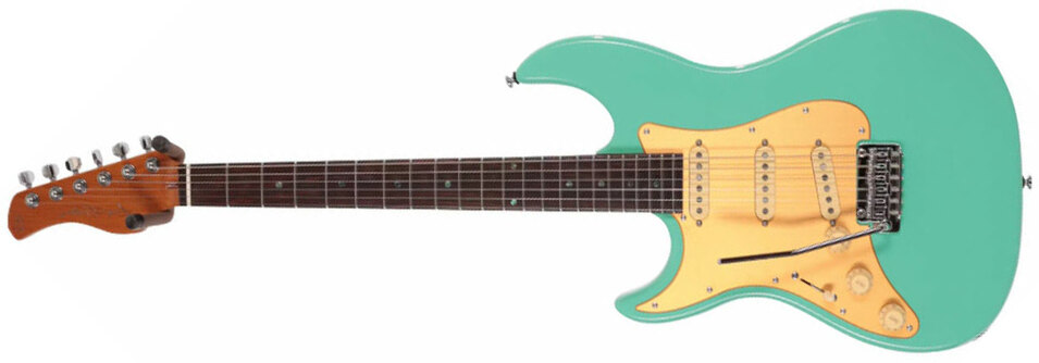 Sire Larry Carlton S7 Vintage Lh Signature Gaucher 3s Trem Mn - Mild Green - Kenmerkende elektrische gitaar - Main picture