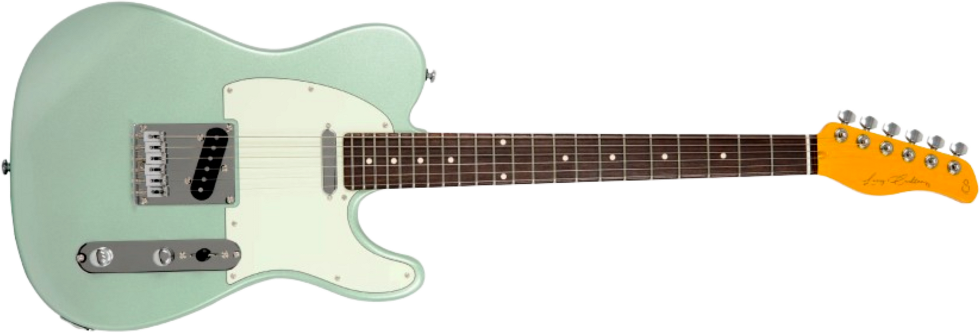 Sire Larry Carlton T3 New Gen 2s Ht Rw - Surf Green Metallic - Televorm elektrische gitaar - Main picture