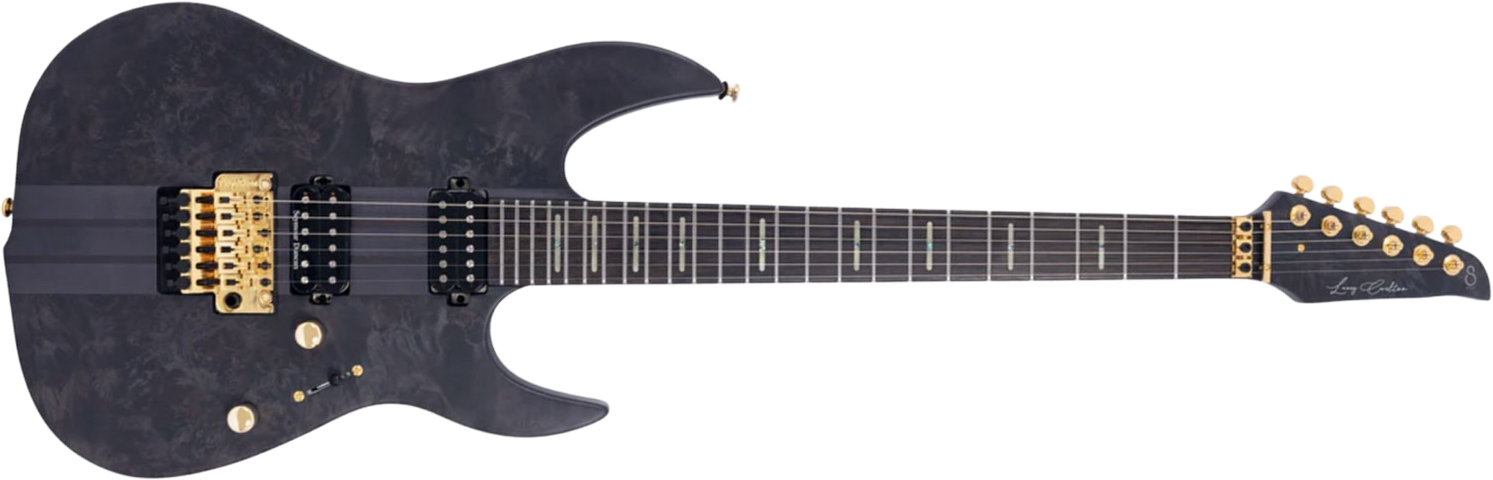 Sire Larry Carlton X10 Signature 2h Seymour Duncan Fr Eb - Transparent Black Satin - Elektrische gitaar in Str-vorm - Main picture