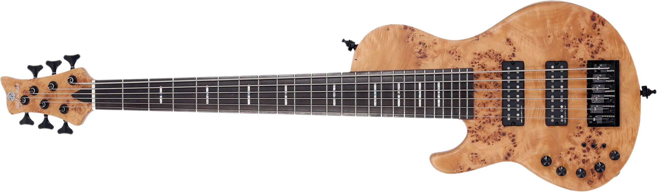 Sire Marcus Miller F10 6st Lh 6c Gaucher Active Rw - Natural Satin - Solid body elektrische bas - Main picture