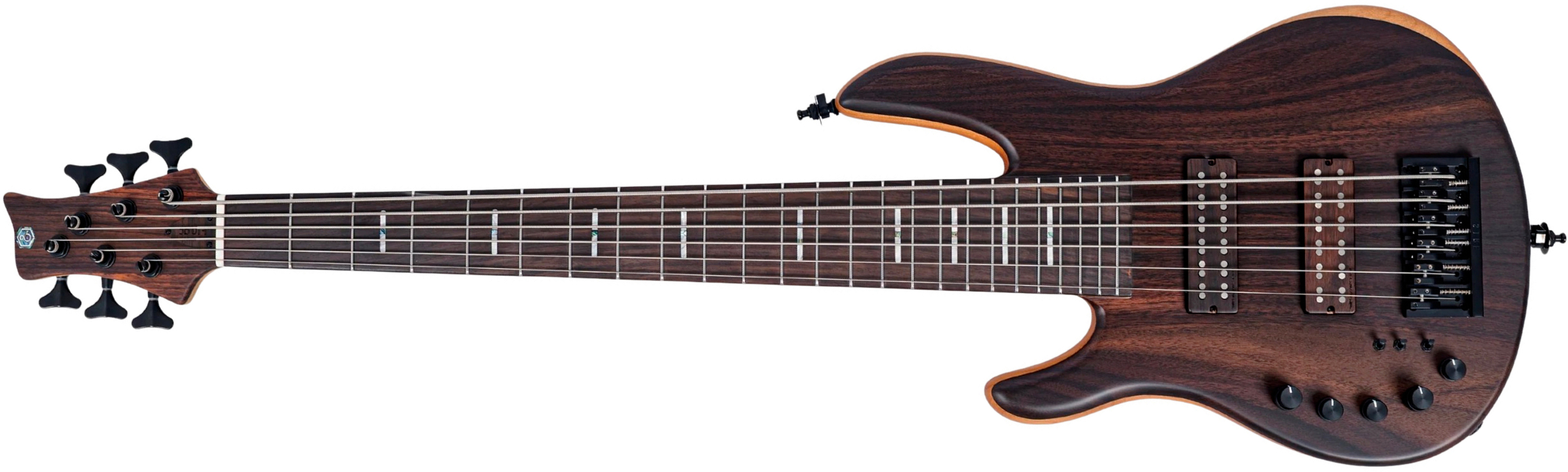 Sire Marcus Miller F10dc 6st Lh 6c Gaucher Active Eb - Natural - Solid body elektrische bas - Main picture