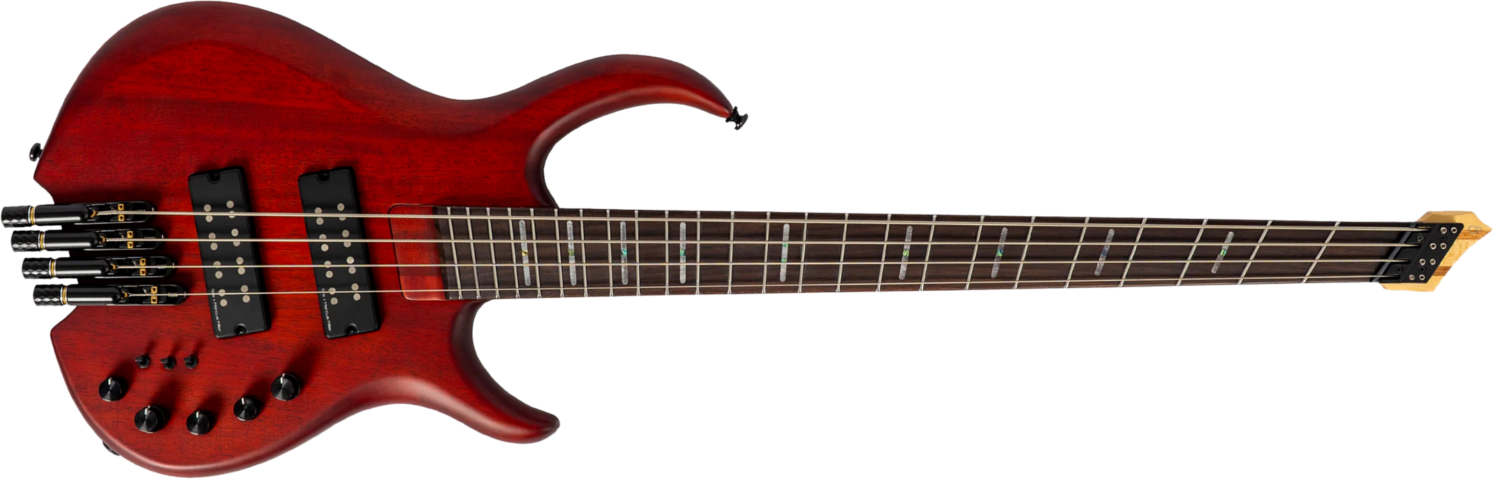 Sire Marcus Miller M6 Headless 4st Multiscale Active Rw - Mahogany Satin - Solid body elektrische bas - Main picture