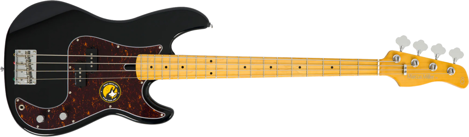 Sire Marcus Miller P5 Alder 4st Mn - Black - Solid body elektrische bas - Main picture