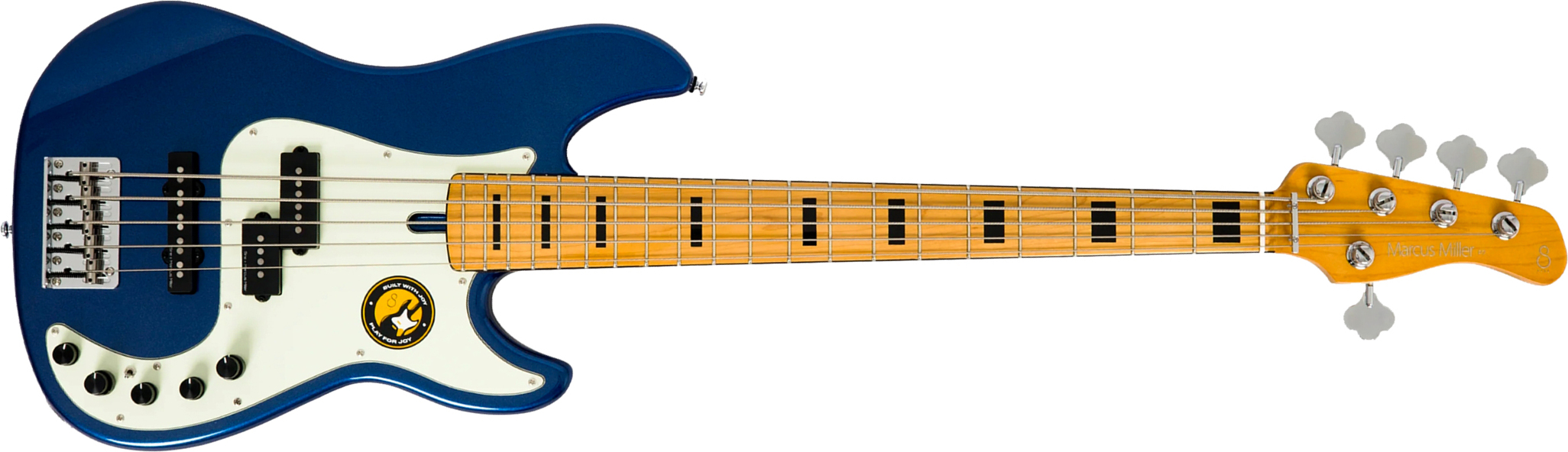 Sire Marcus Miller P7 Alder 5st 5c Active Mn - Dark Navy - Solid body elektrische bas - Main picture