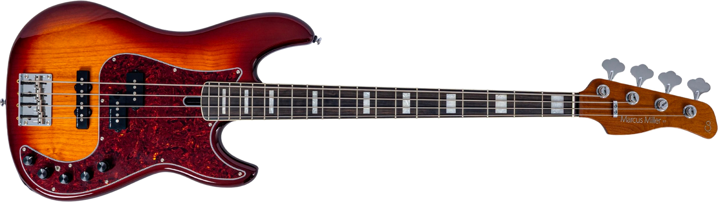 Sire Marcus Miller P7 New Gen 4st Active Eb - Tobacco Sunburst - Solid body elektrische bas - Main picture