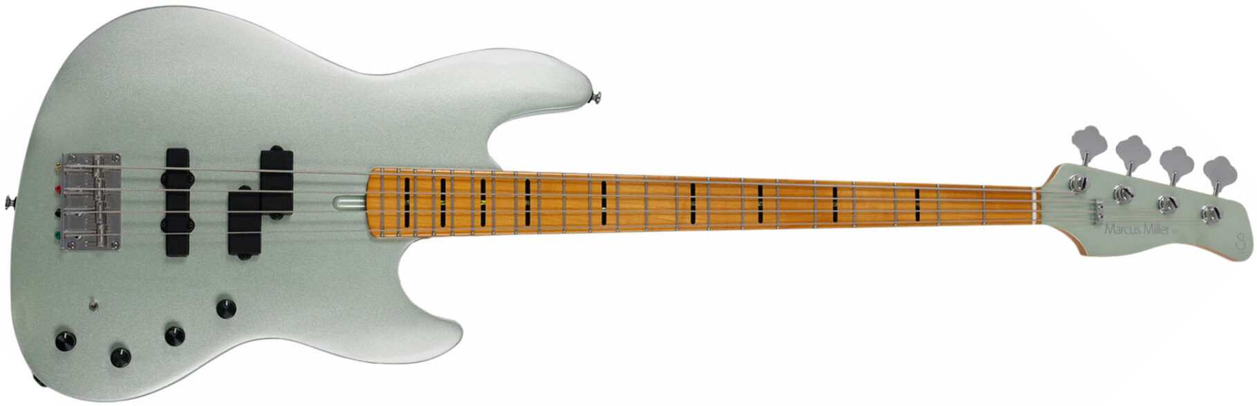 Sire Marcus Miller U7 4st 4c Active Mn - Surf Green Metallic - Solid body elektrische bas - Main picture