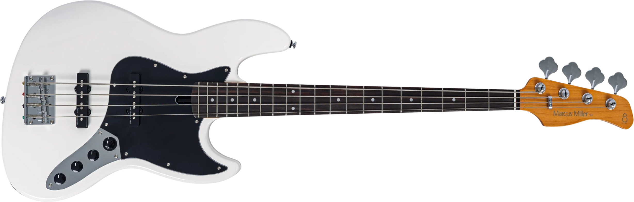 Sire Marcus Miller V3 New Gen 4st Active Rw - Antique White - Solid body elektrische bas - Main picture