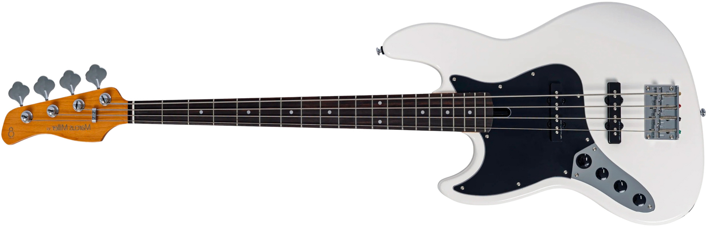 Sire Marcus Miller V3 New Gen 4st Lh Gaucher Active Rw - Antique White - Solid body elektrische bas - Main picture