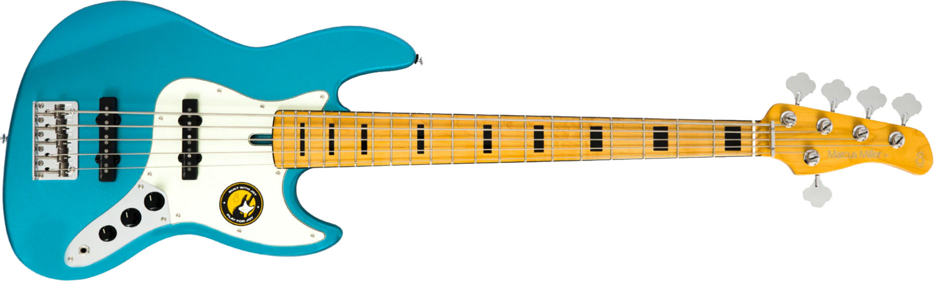 Sire Marcus Miller V5 Alder 5st 5c Mn - Tide Pool - Solid body elektrische bas - Main picture