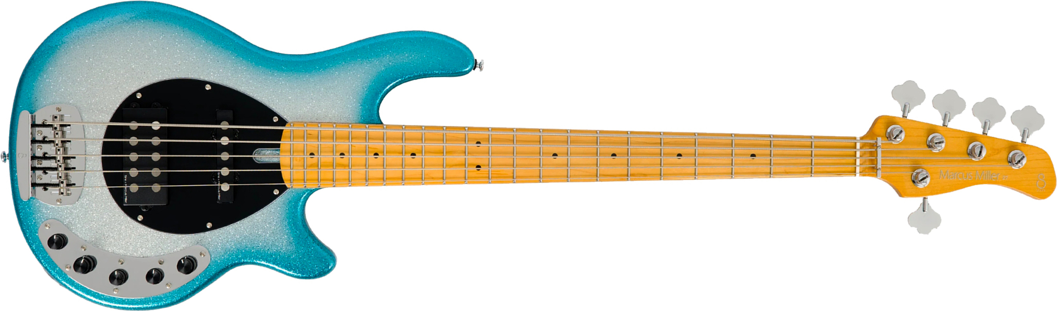 Sire Marcus Miller Z7 5st 5c Active Mn - Skyburst Sparkle - Solid body elektrische bas - Main picture