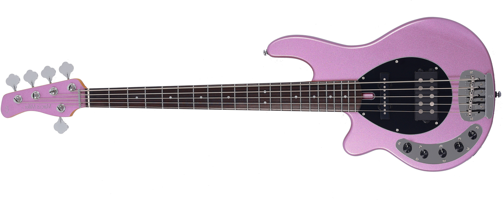 Sire Marcus Miller Z7 5st Lh 5c Gaucher Active Eb - Burgundy - Solid body elektrische bas - Main picture