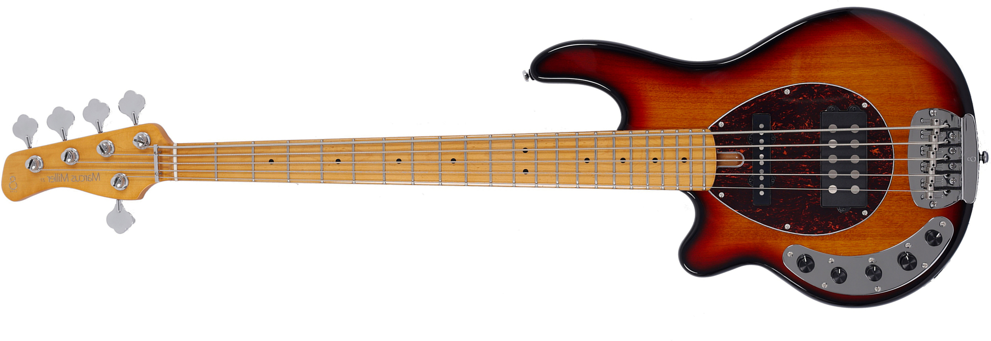 Sire Marcus Miller Z7 5st Lh 5c Gaucher Active Mn - 3 Tone Sunburst - Solid body elektrische bas - Main picture