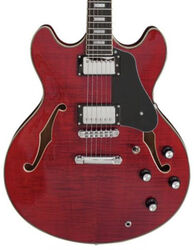 Semi hollow elektriche gitaar Sire Larry Carlton H7 - See through red
