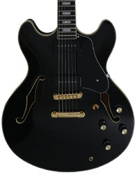 Semi hollow elektriche gitaar Sire Larry Carlton H7V - Black
