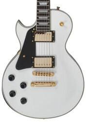 Enkel gesneden elektrische gitaar Sire Larry Carlton L7 LH - white