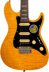 Elektrische gitaar in strat vorm Sire Larry Carlton S7 FM New Gen - natural satin