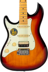 Elektrische gitaar in strat vorm Sire Larry Carlton S7 HSS New Gen LH - 3 tone sunburst
