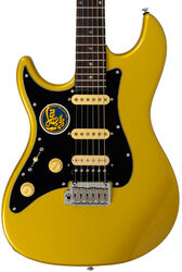 Elektrische gitaar in strat vorm Sire Larry Carlton S7 HSS New Gen LH - metallic gold