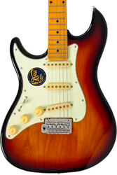 Elektrische gitaar in strat vorm Sire Larry Carlton S7 New Gen LH - 3 tone sunburst