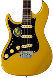 Elektrische gitaar in strat vorm Sire Larry Carlton S7 New Gen LH - metallic gold