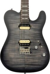 Televorm elektrische gitaar Sire Larry Carlton T7 FM New Gen - Transparent black