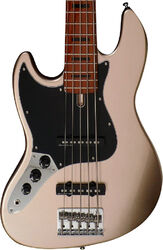 Solid body elektrische bas Sire Marcus Miller V5 5ST LH 5-String - Champagne Gold Metallic